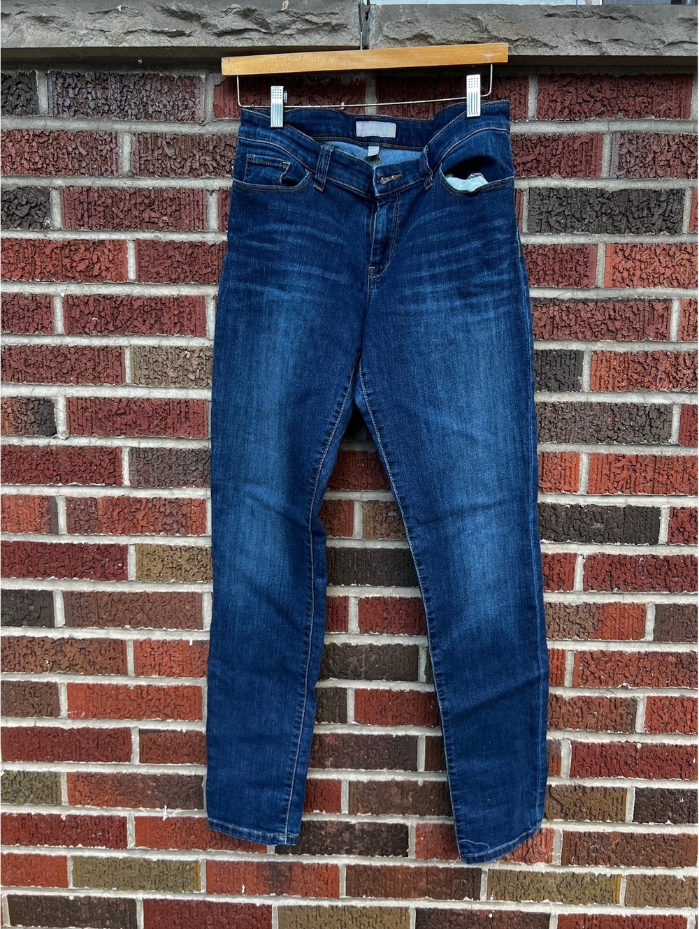American Eagle Outfitters Dark Blue High Rise Skinny Jeggings Jeans